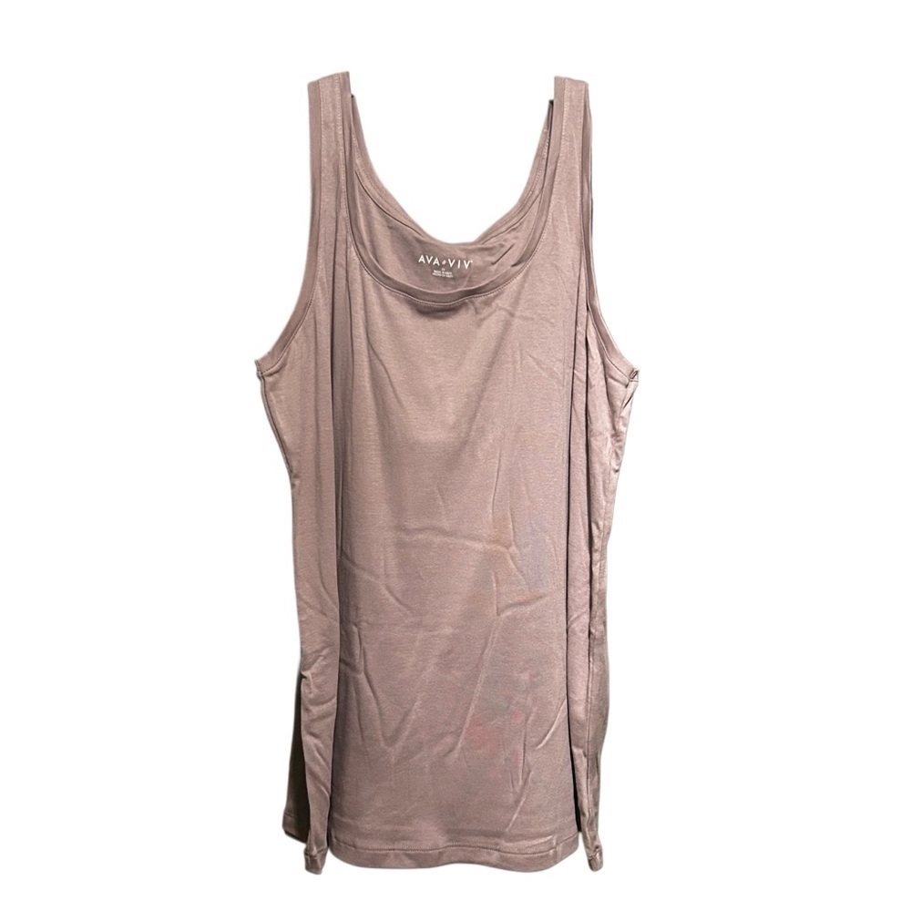 Ava & Viv Women's Tank Top - Taupe